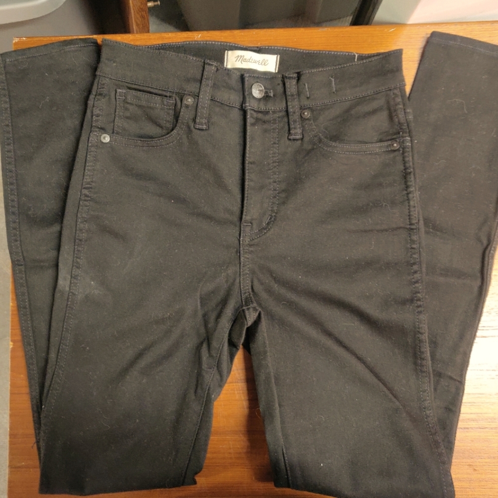 Madewell Women's Black Skinny Jeans